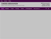 Tablet Screenshot of candidaabrahamson.com